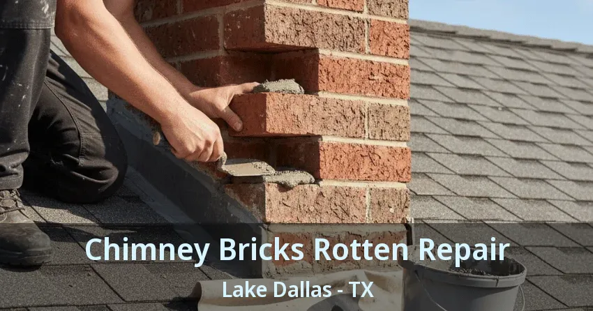 Chimney Bricks Rotten Repair Lake Dallas - TX