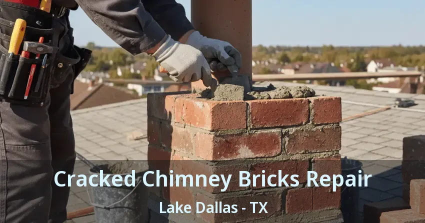 Cracked Chimney Bricks Repair Lake Dallas - TX