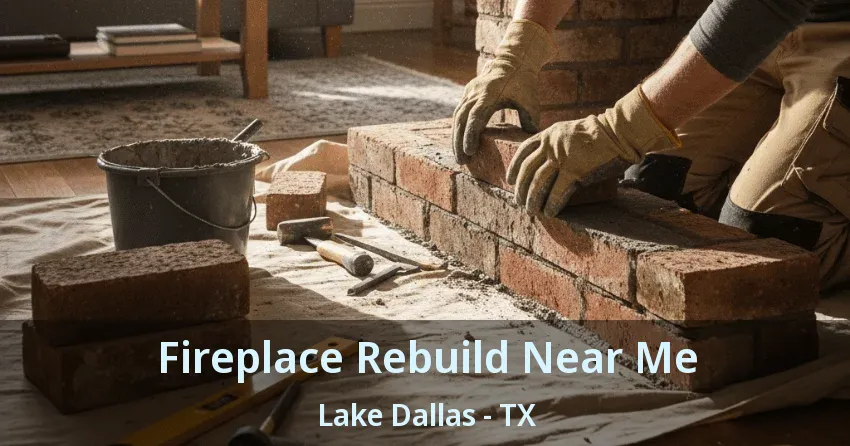 Fireplace Rebuild Near Me Lake Dallas - TX