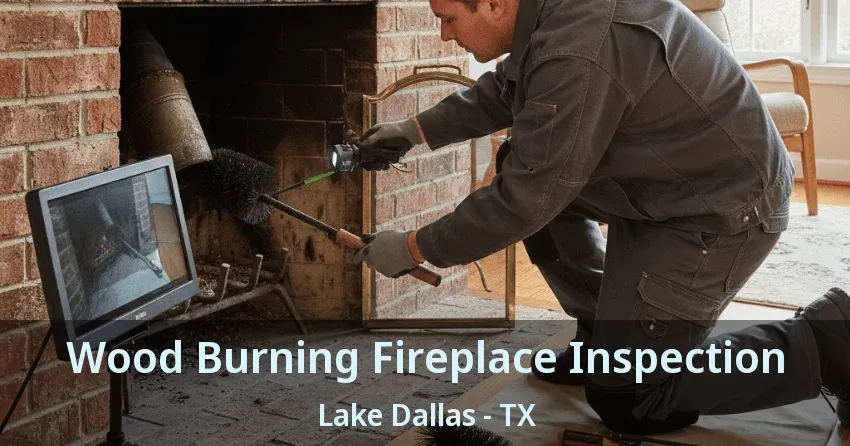 Wood Burning Fireplace Inspection Lake Dallas - TX